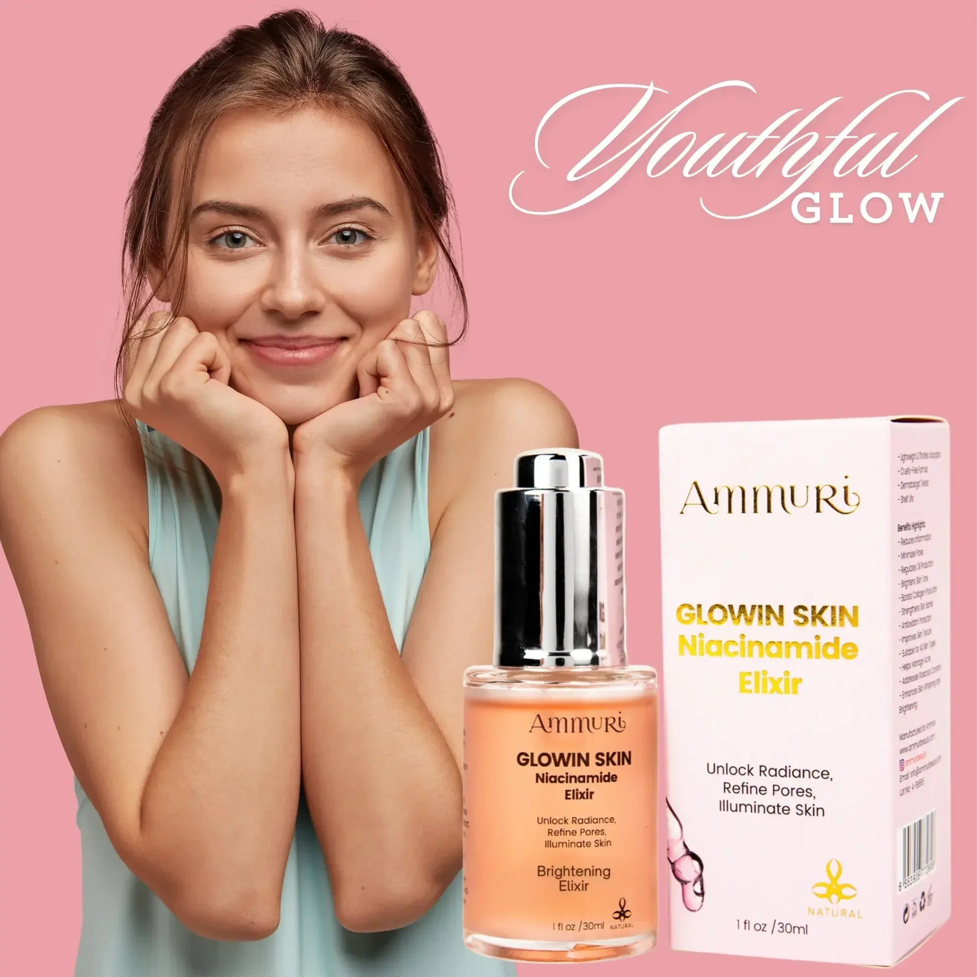 Image of AmmuRi Niacinamide Glow Elixir – Brightening Face Serum-3