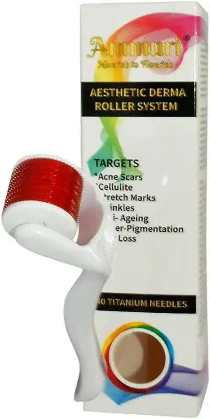 Image of Ammuri Derma Roller Titanium Skin Rejuvenation System-1