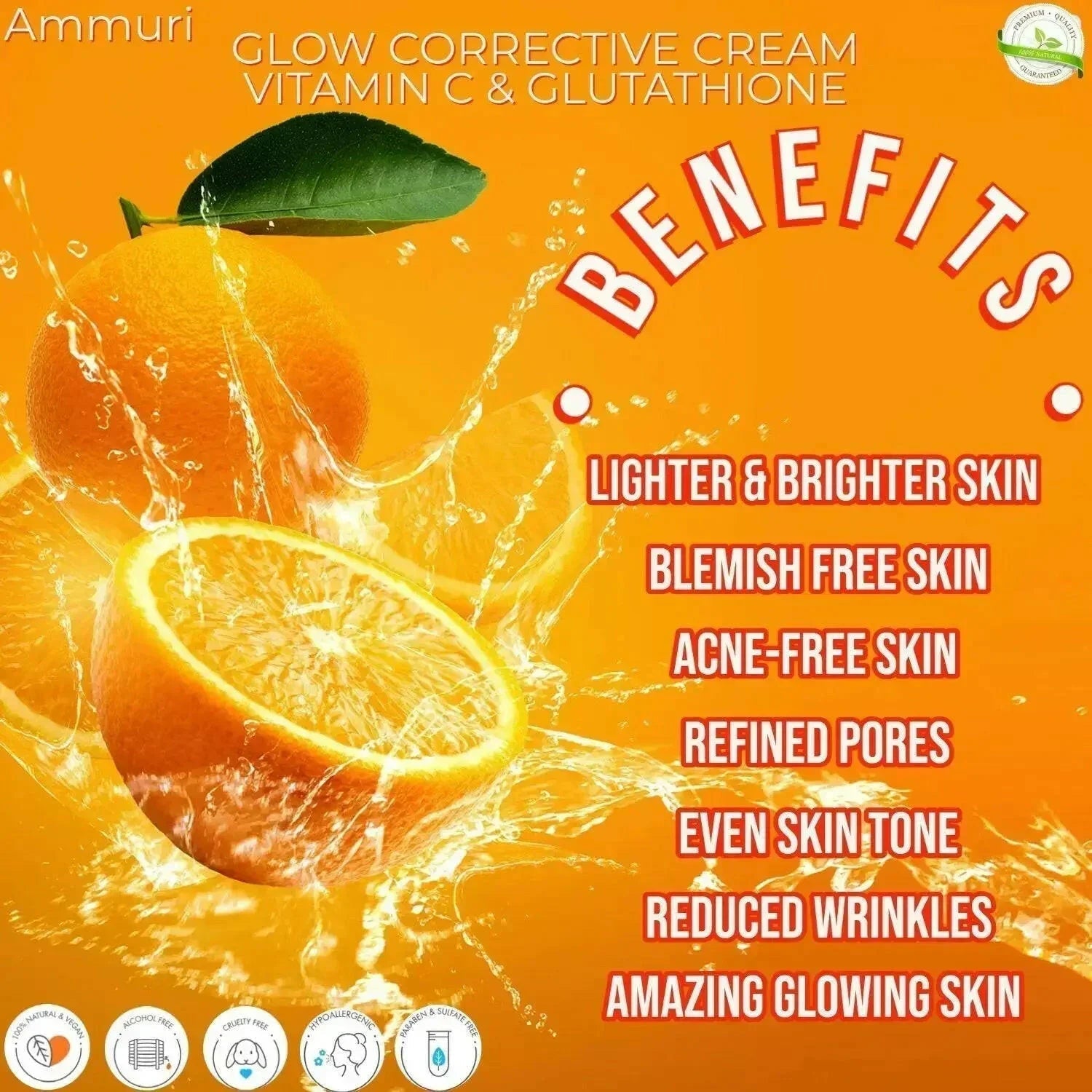 Image of Ammuri Lightening Brightening Moisturiser Cream – For Face, Body & Sensitive Areas (50g)-4