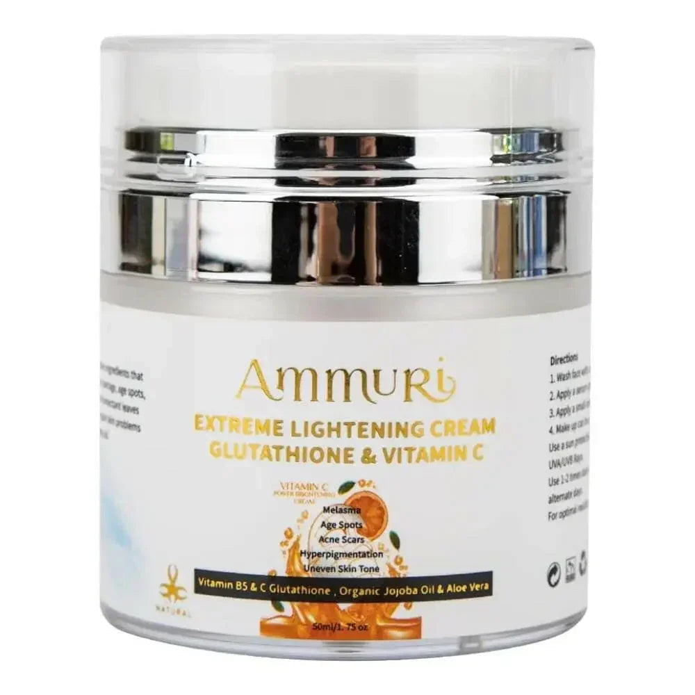 Image of Ammuri Lightening Brightening Moisturiser Cream – For Face, Body & Sensitive Areas (50g)-2