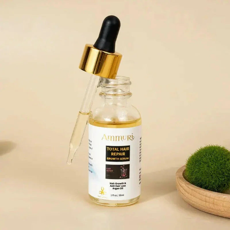 Image of Ammuri Natural Hair Oil – Nourishing Scalp & Hair Care for Thicker-Looking Hair (50ml)-4