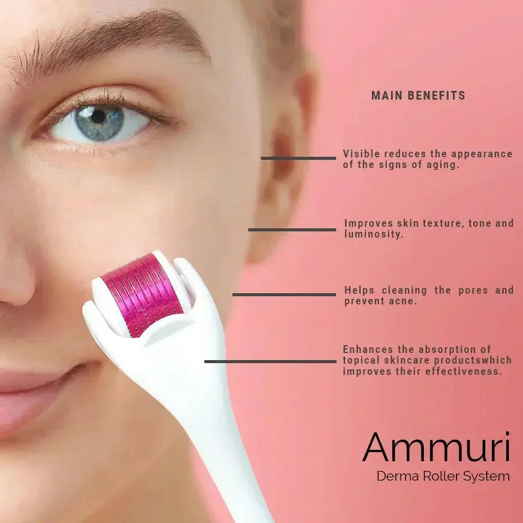 Image of Ammuri Skincare High Grade Titanium Derma Roller System-3