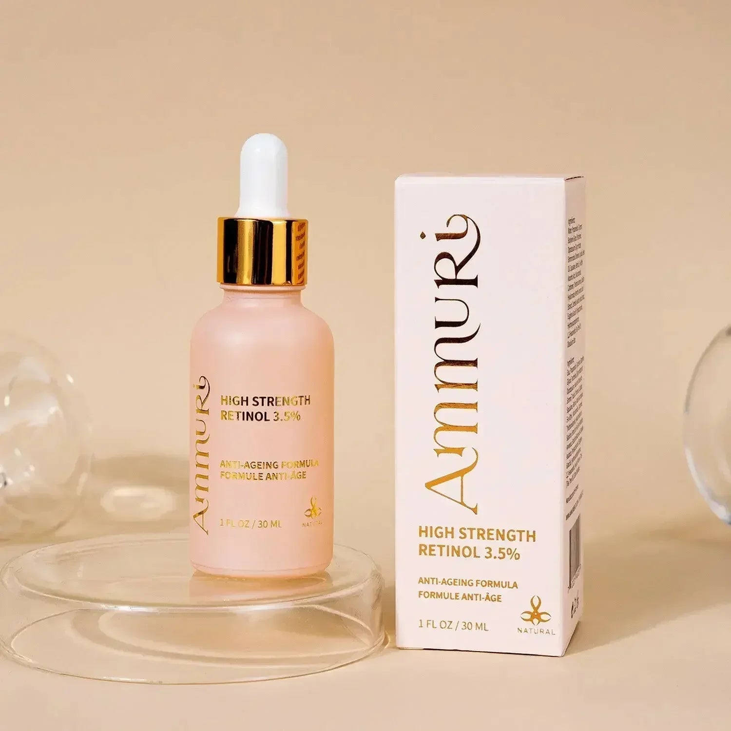 Image of Ammuri Skincare Anti Aging Face Serum - High Volume Retinol 3.5%-0