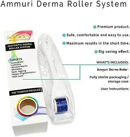 Image of Ammuri Skincare Titanium Derma Roller 0.5mm System-2