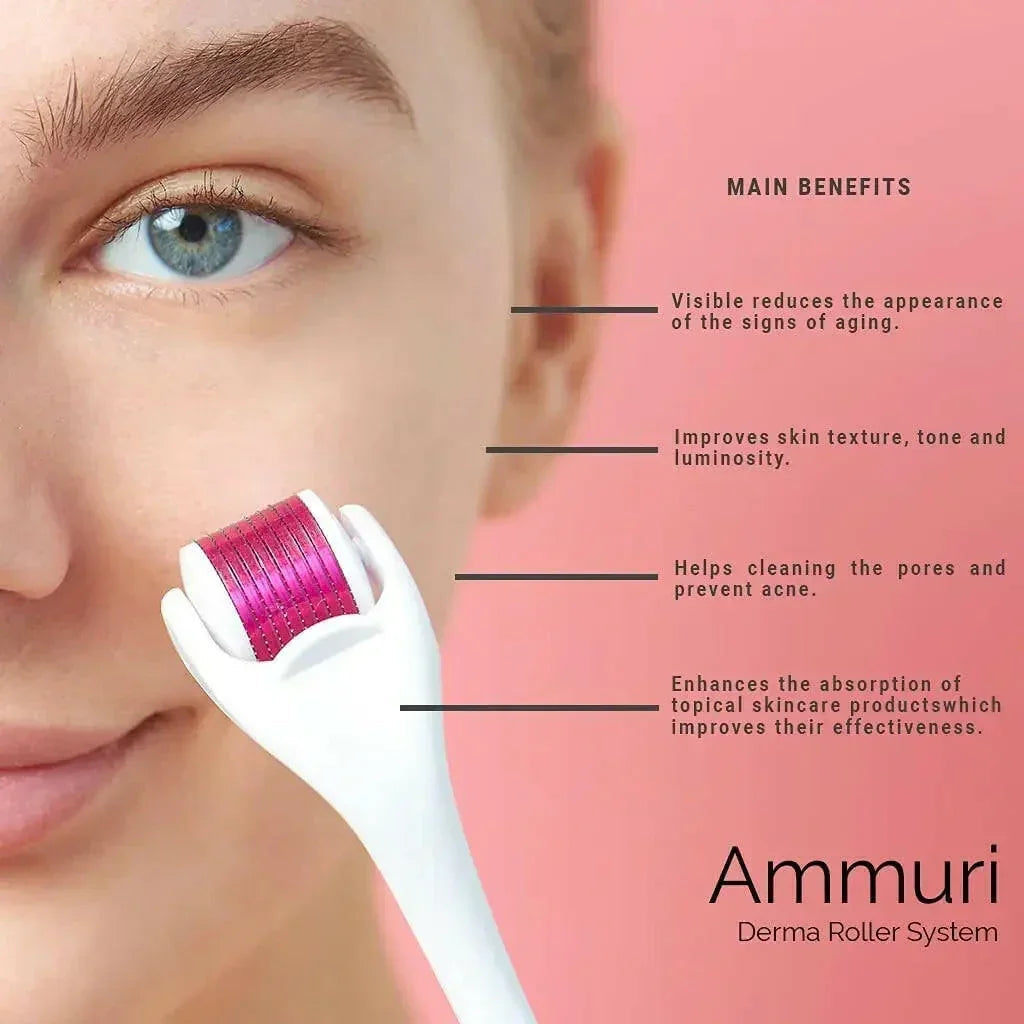 Image of Ammuri Skincare Titanium Derma Roller System-2