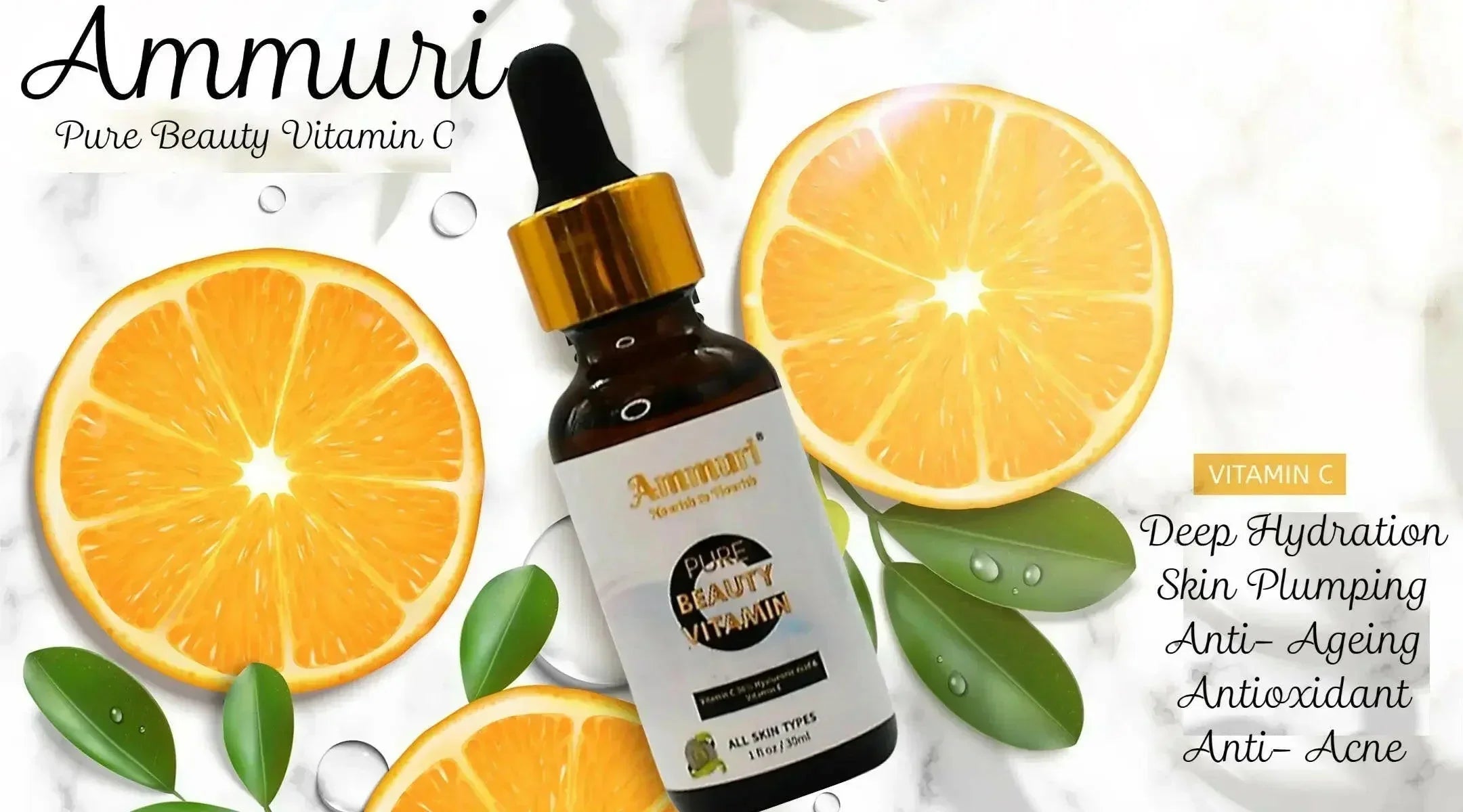 Image of Ammuri Vitamin C Serum for Glowing Skin - Anti-Ageing-2