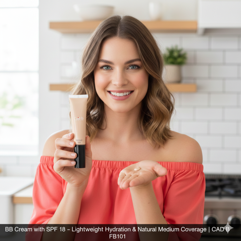 Image of BB Cream with SPF 18 – Lightweight Hydration & Natural Medium Coverage