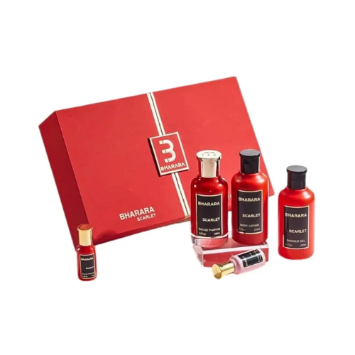 Image of Bharara - Scarlet Set 5 Piezas - Eau De Parfum - Perfume Femenino-0