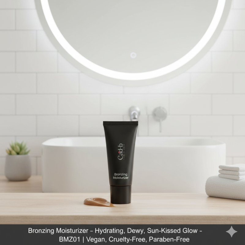 Image of Bronzing Moisturizer – Hydrating, Dewy, Sun-Kissed Glow - BMZ01 | Vegan, Cruelty-Free, Paraben-Free