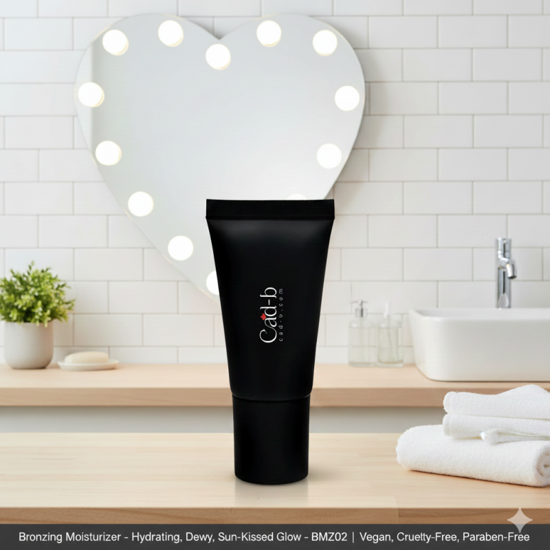 Image of Bronzing Moisturizer – Hydrating, Dewy, Sun-Kissed Glow – BMZ02 | Vegan, Cruelty-Free, Paraben-Free