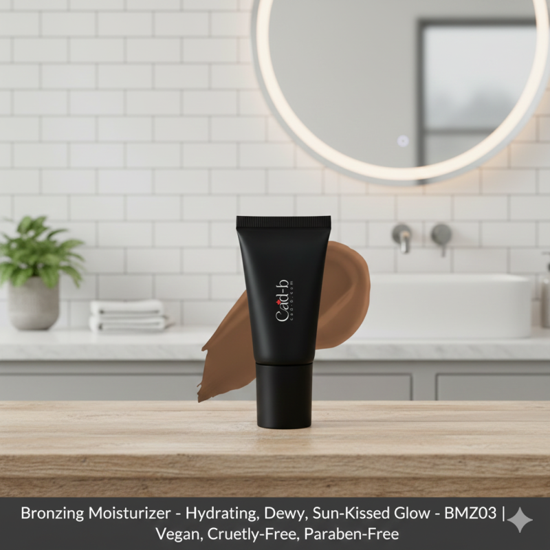 Image of Bronzing Moisturizer – Hydrating, Dewy, Sun-Kissed Glow – BMZ03 | Vegan, Cruelty-Free, Paraben-Free