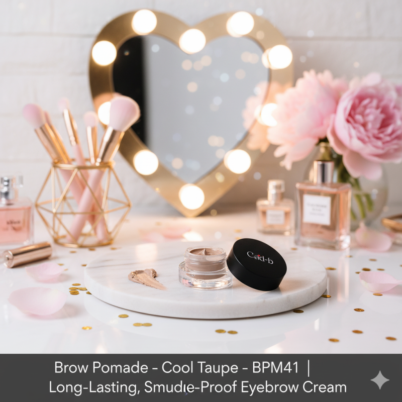Image of Brow Pomade – Cool Taupe | Long-Lasting, Smudge-Proof Eyebrow Cream – BPM41