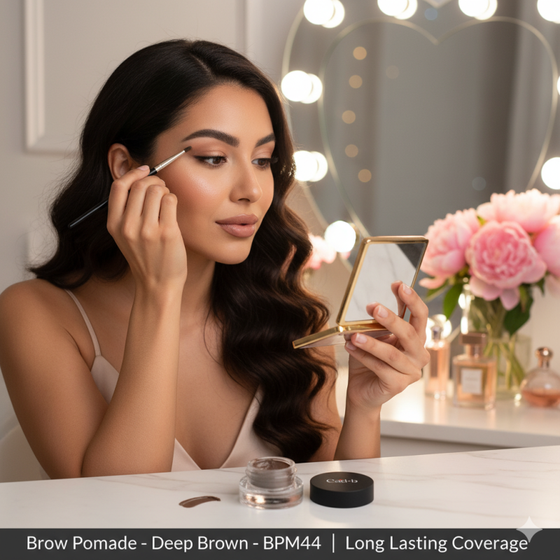 Image of Brow Pomade - Deep Brown | Long Lasting Coverage - BPM44