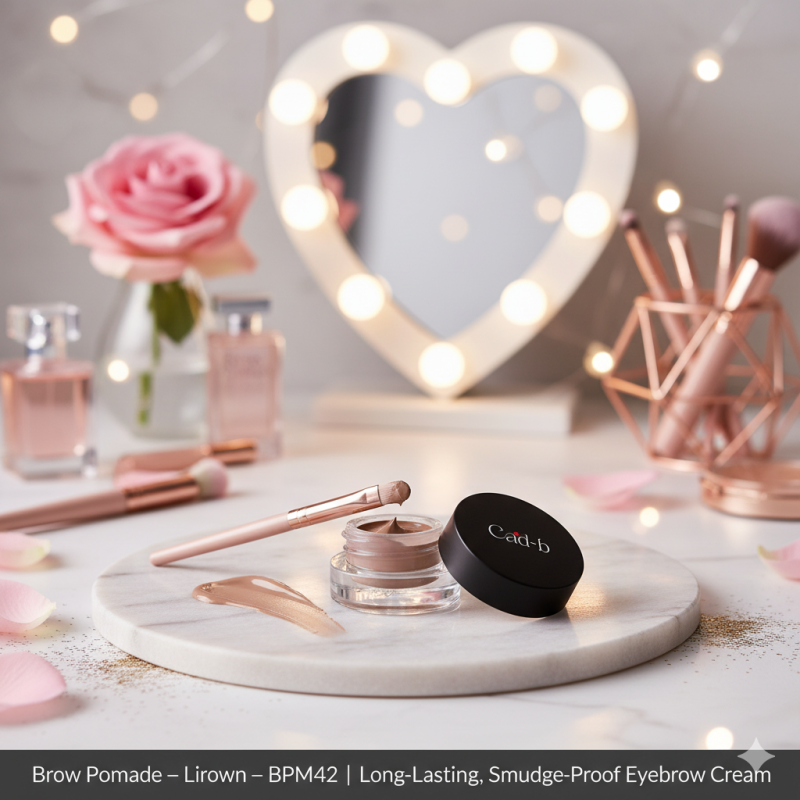 Image of Brow Pomade – Light Brown | Long-Lasting, Smudge-Proof Eyebrow Cream – BPM42