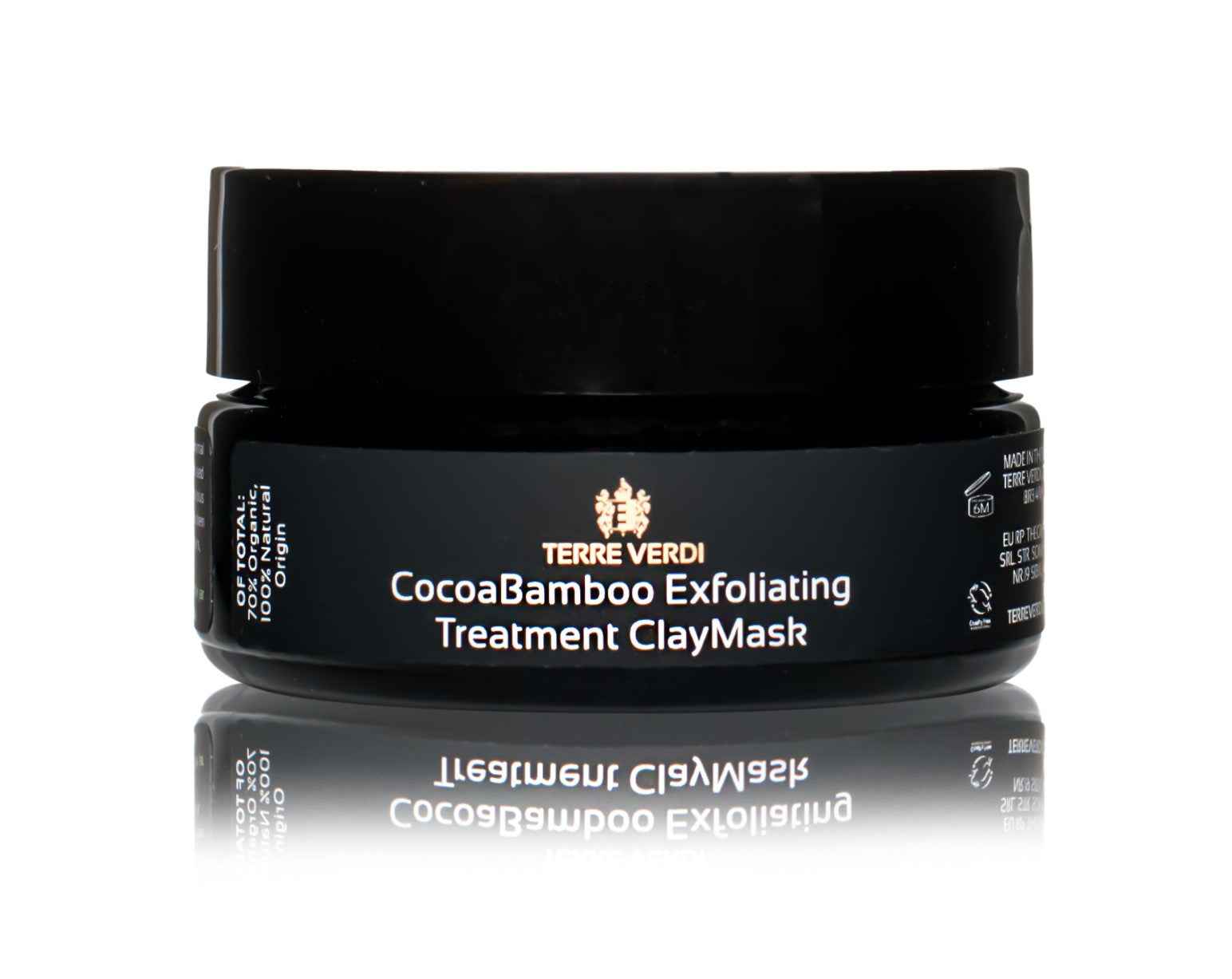 Image of CocoaBamboo Exfoliating Treatment ClayMask for Face and Body - Natural Scrub