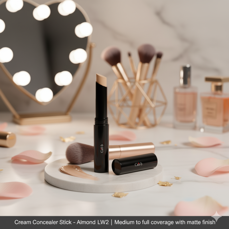 Image of Cream Concealer Stick - Almond - LW2 | Medium to full coverage with matte finish