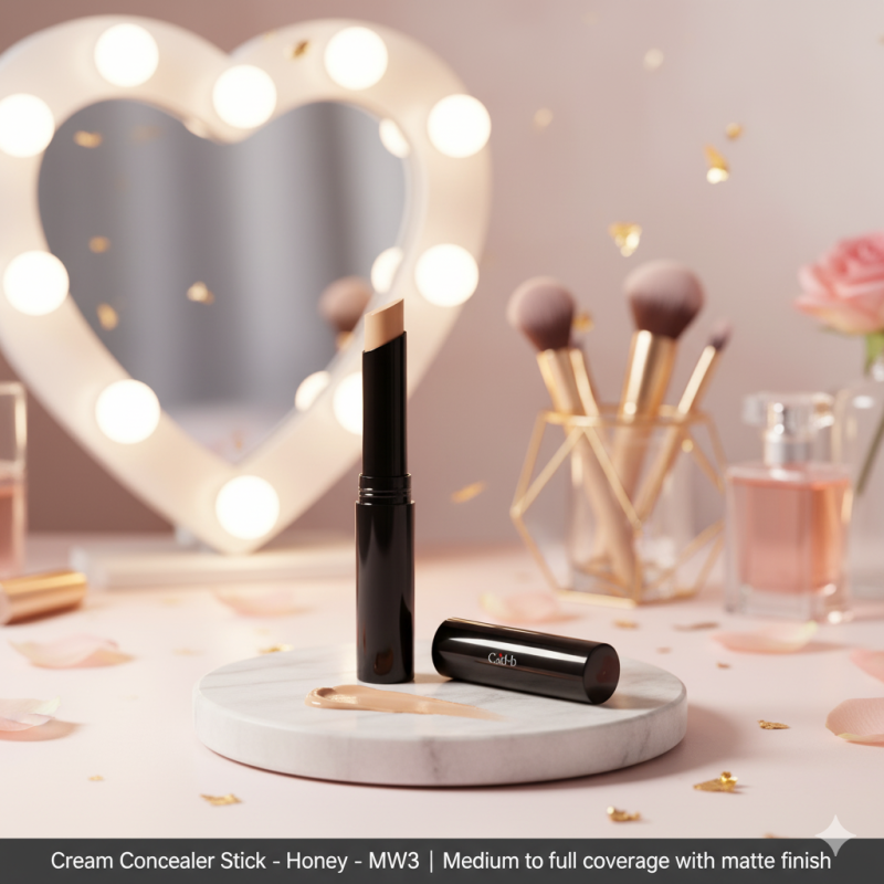 Image of Cream Concealer Stick - Honey - MW3 | Medium to full coverage with matte finish