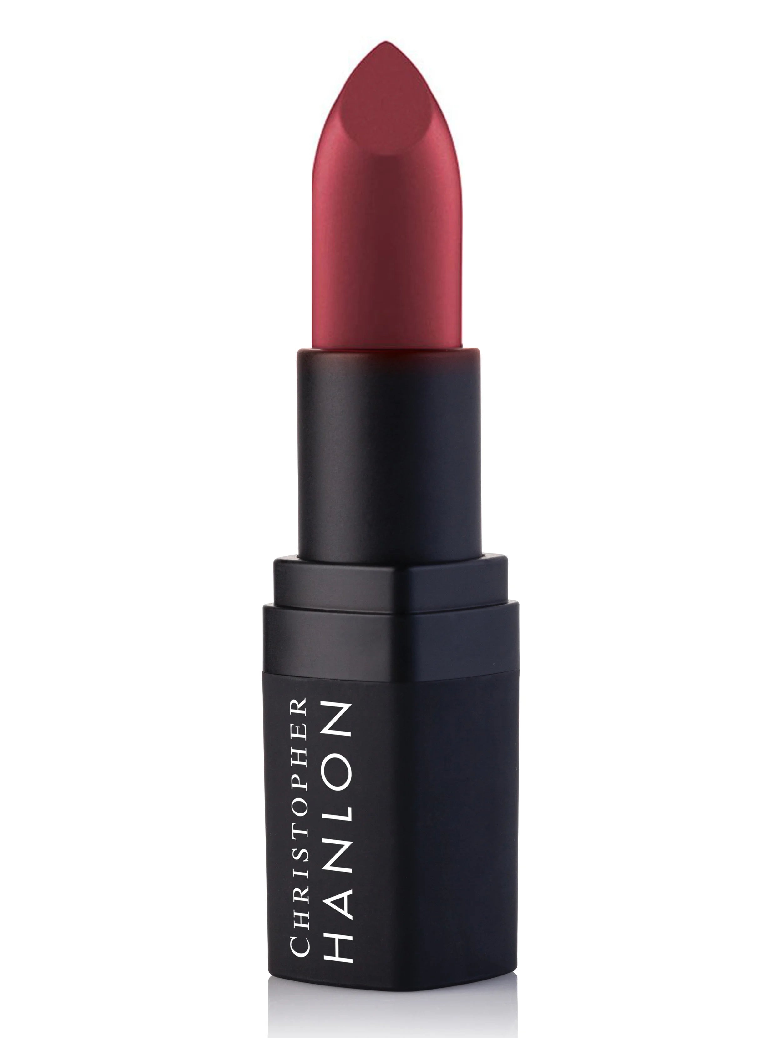 Image of CHRISTOPHER HANLON BURGANDY CRIMSON ROSELLA - Luxury Flower Power Lipstick - Baycan Luxury