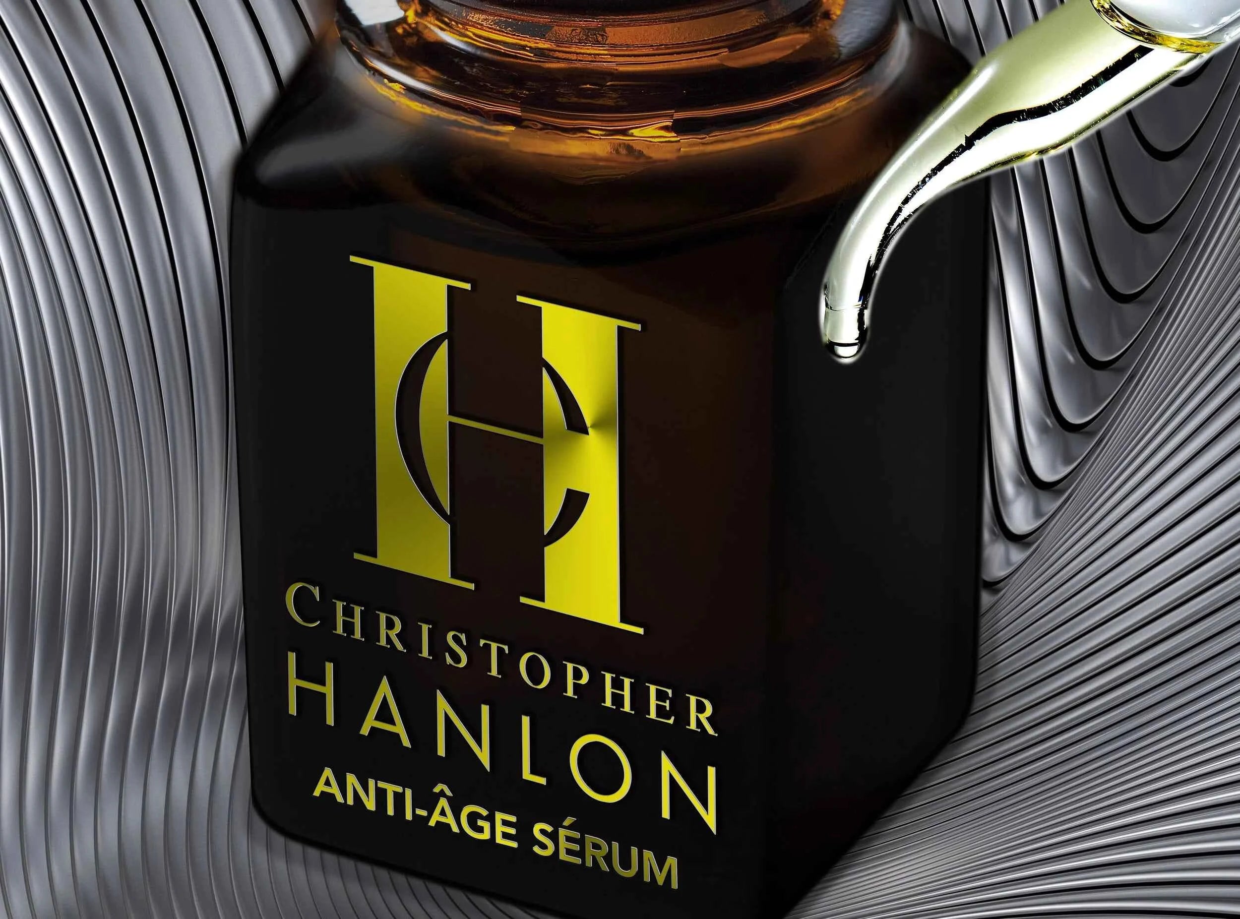 Image of CHRISTOPHER HANLON ANTI ÂGE SERUM | SKIN BIOREPAIR | RETINOL + GOLD [0.25%] + HYALURONIC ACID + Q10 [8%] | Deeper Lines + Wrinkles | 2 Month Treatment