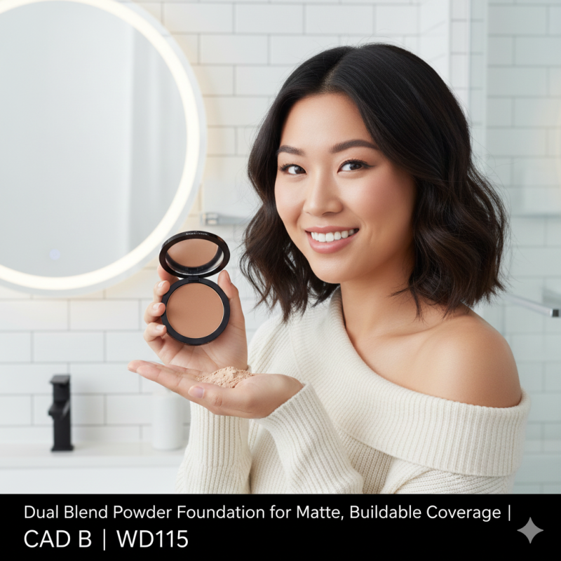 Image of Dual Blend Powder Foundation for Matte, Buildable Coverage | CAD B | WD115