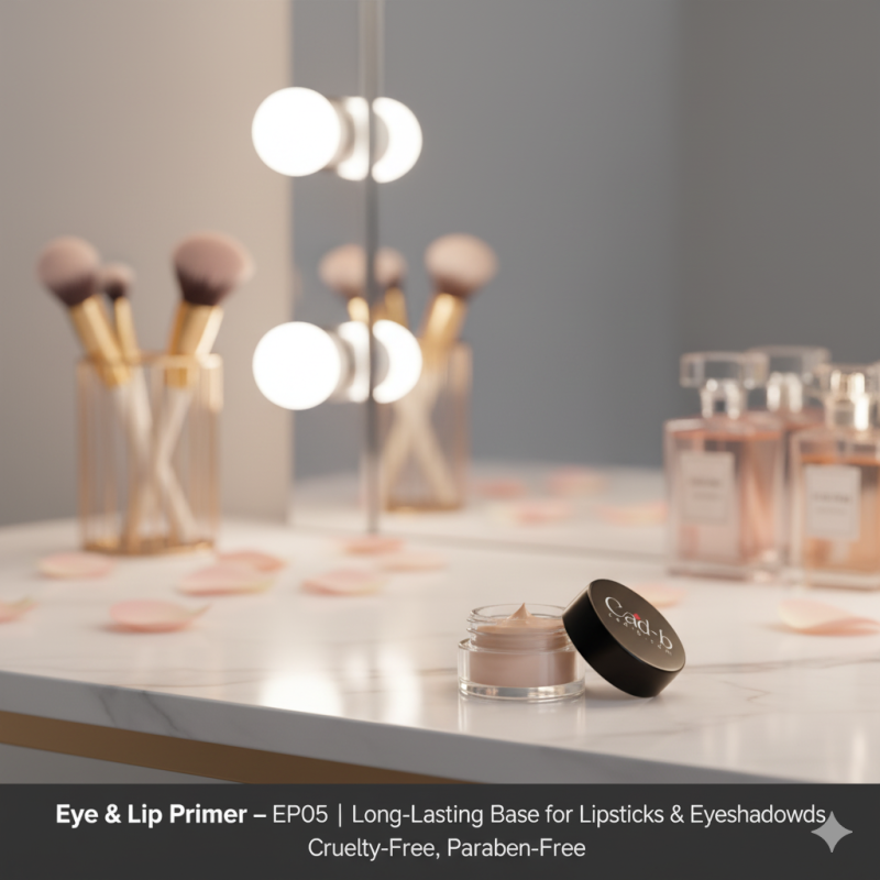 Image of Eye & Lip Primer – EP05 | Long-Lasting Base for Lipsticks & Eyeshadows | Cruelty-Free, Paraben-Free