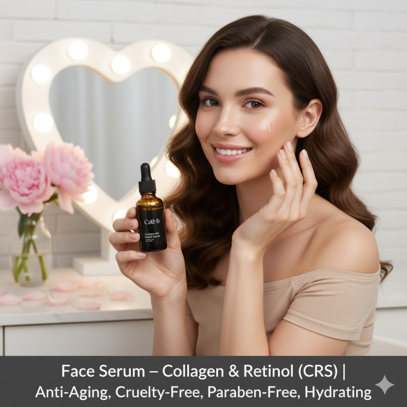 Image of Face Serum – Collagen & Retinol (CRS) | Anti-Aging, Cruelty-Free, Paraben-Free, Hydrating