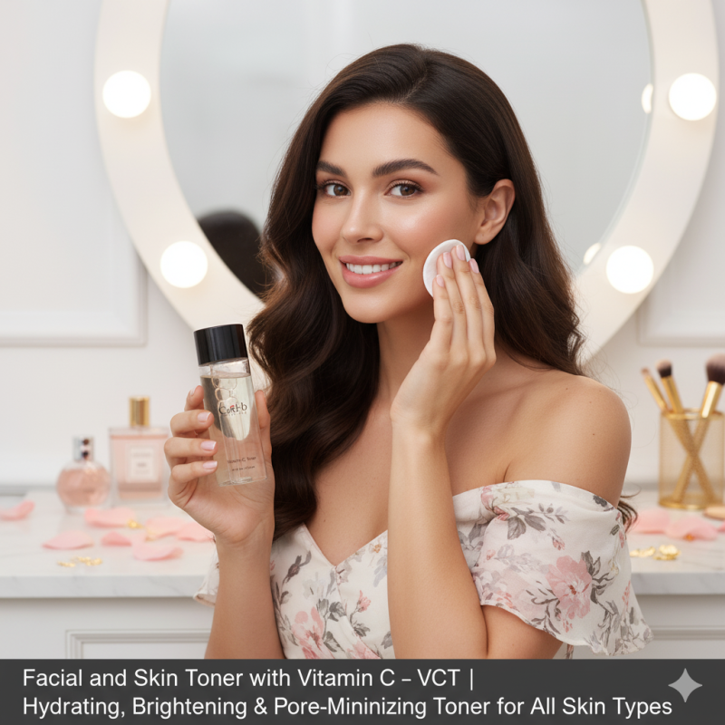 Image of Facial and Skin Toner with Vitamin C – VCT | Hydrating, Brightening & Pore-Minimizing Toner for All Skin Types