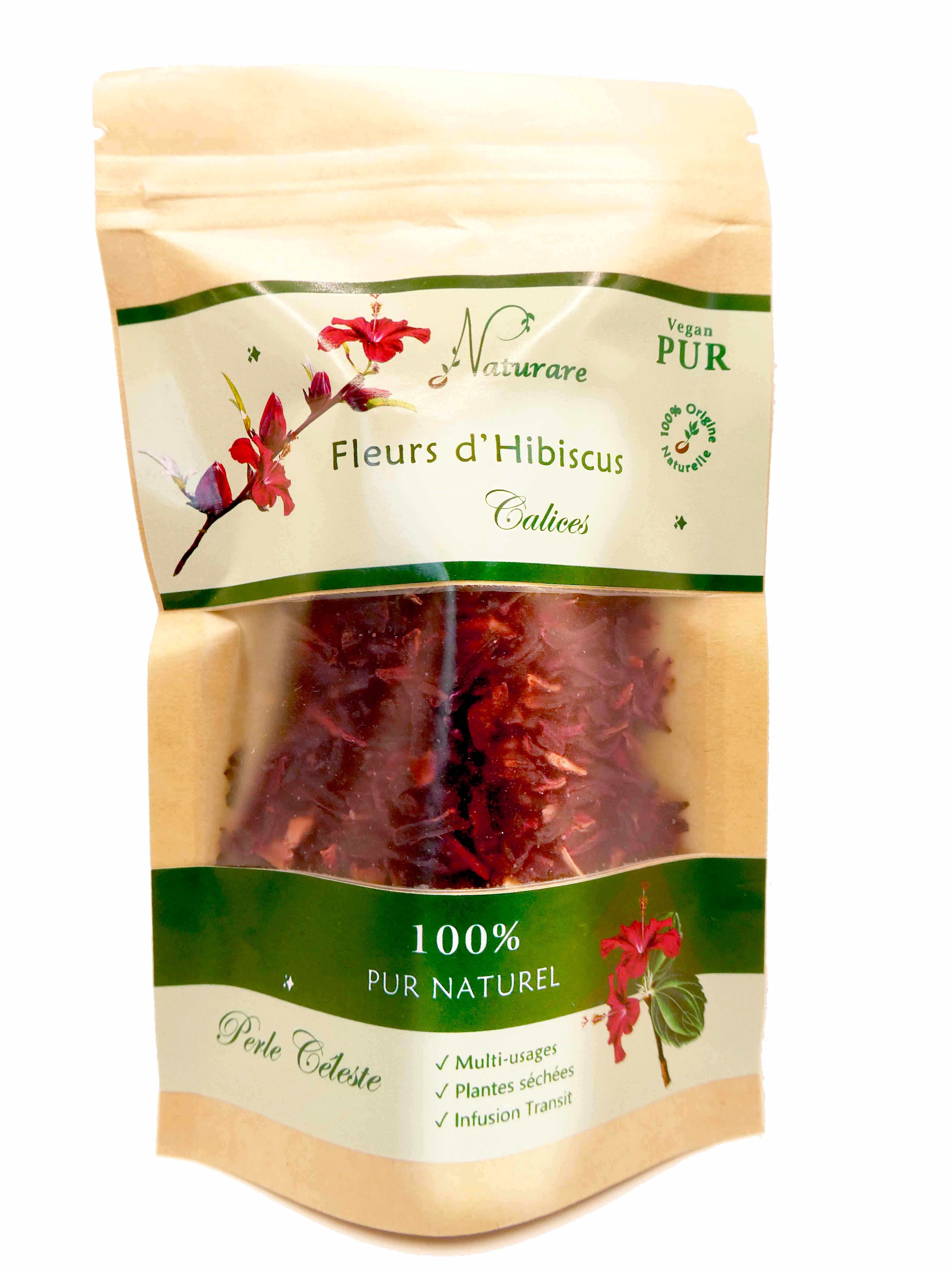 Image of CELESTIAL PEARL - Hibiscus Flowers - Herbal Infusion-1