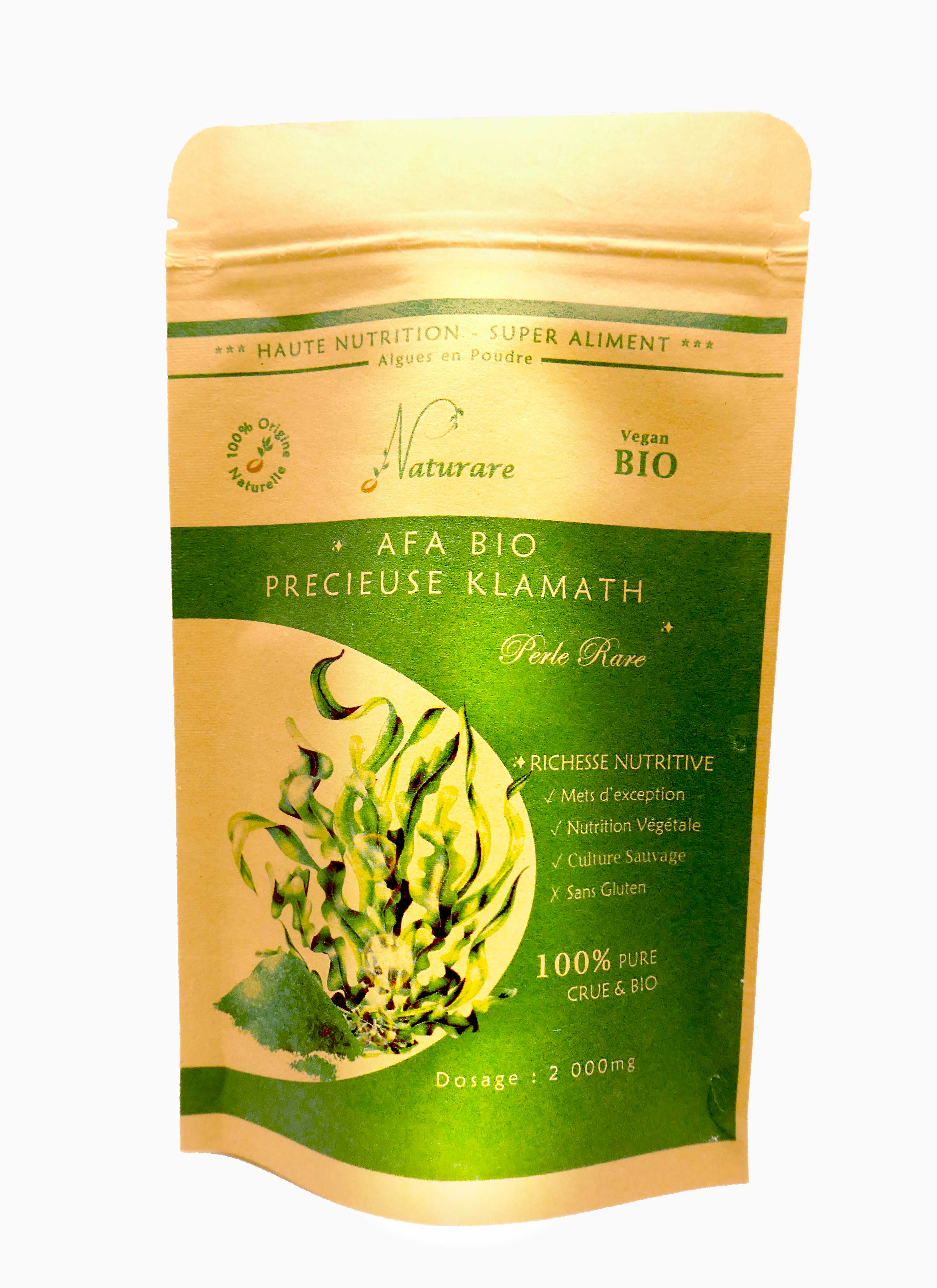 Image of DROP - PRECIOUS KLAMATH ORGANIC 2000mg - High Nutrition Food Supplement-0