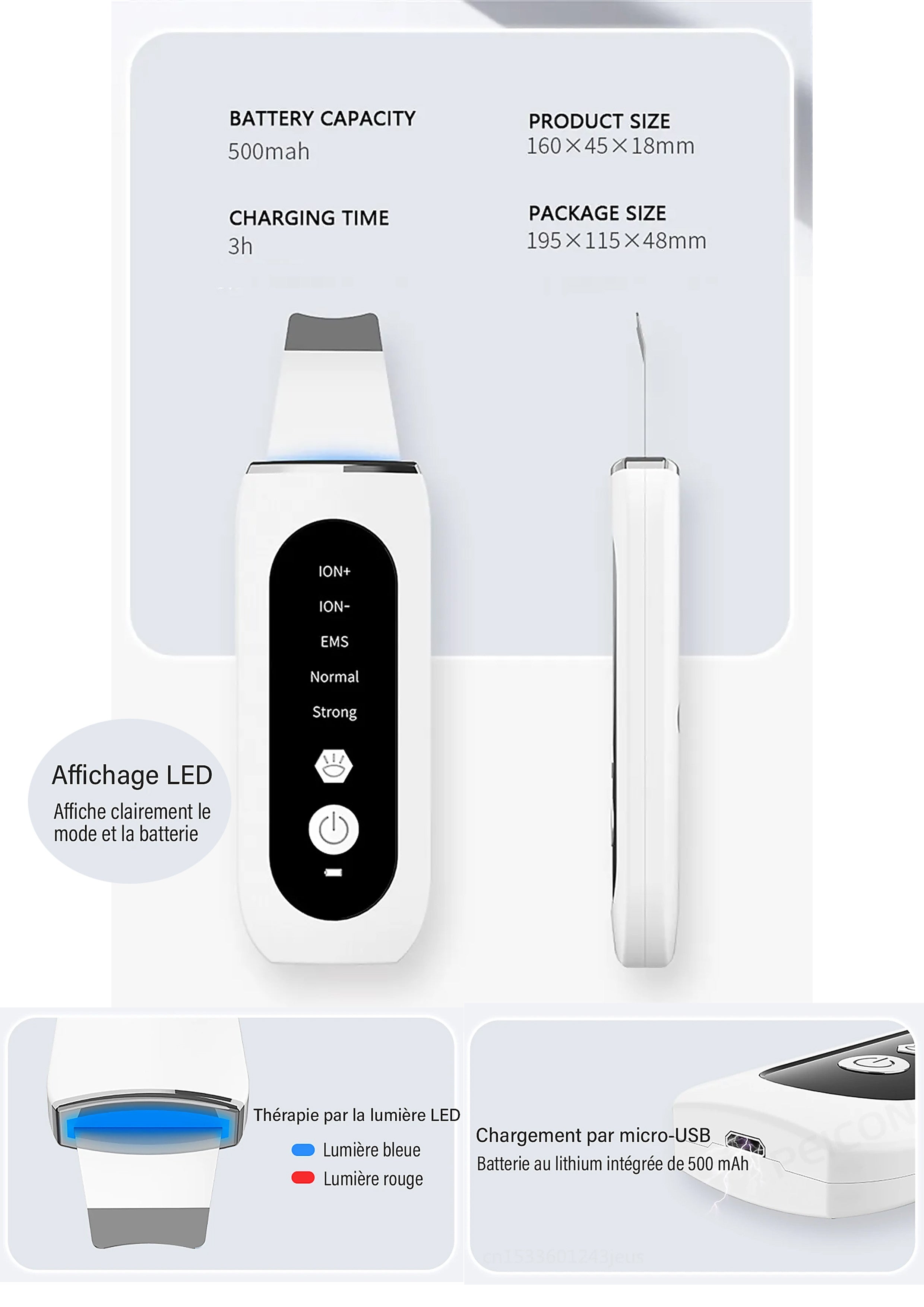 Image of STELLAR - 5-Function EMS Lifting Exfoliator - Ultrasound & Photon Treatment-12