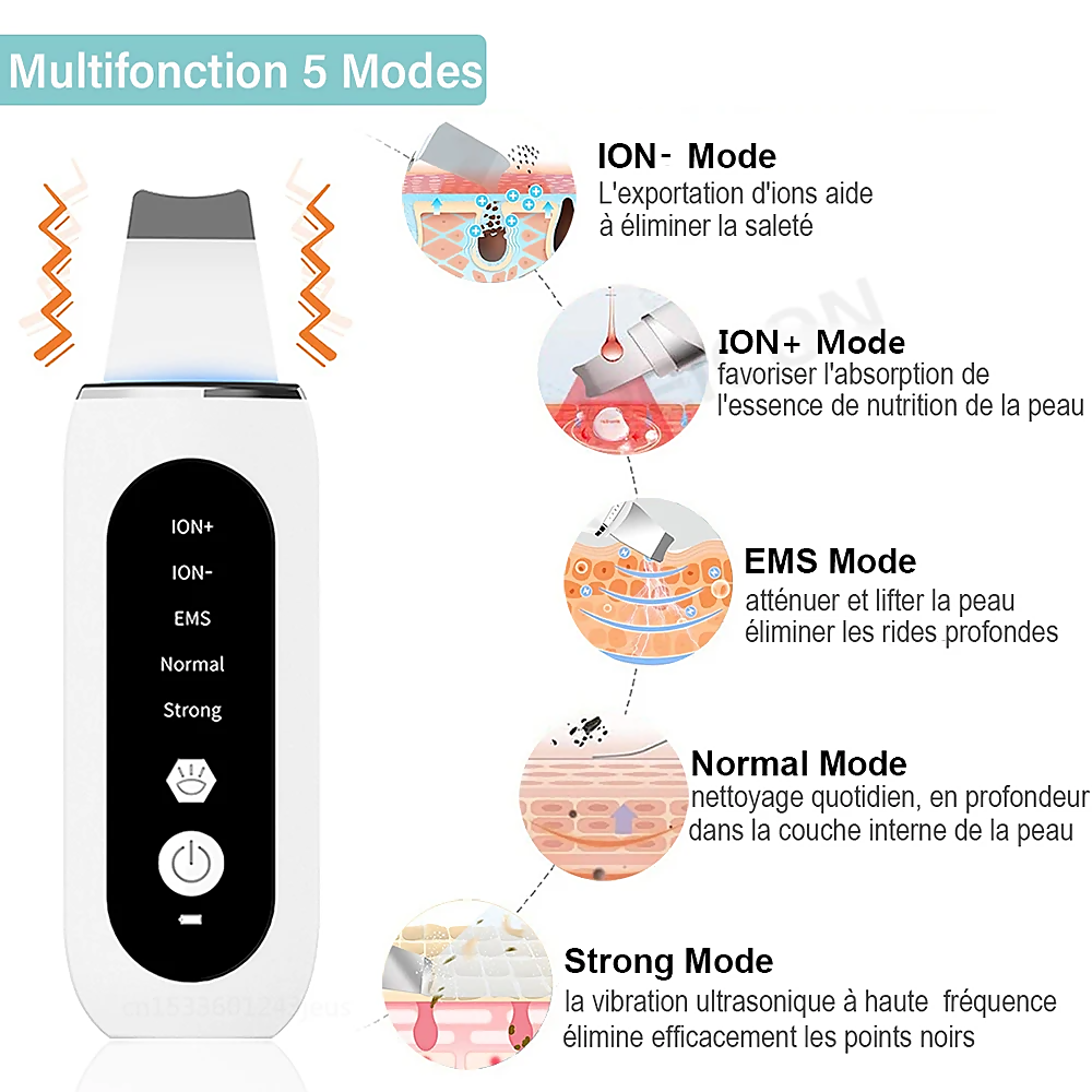 Image of STELLAR - 5-Function EMS Lifting Exfoliator - Ultrasound & Photon Treatment-2