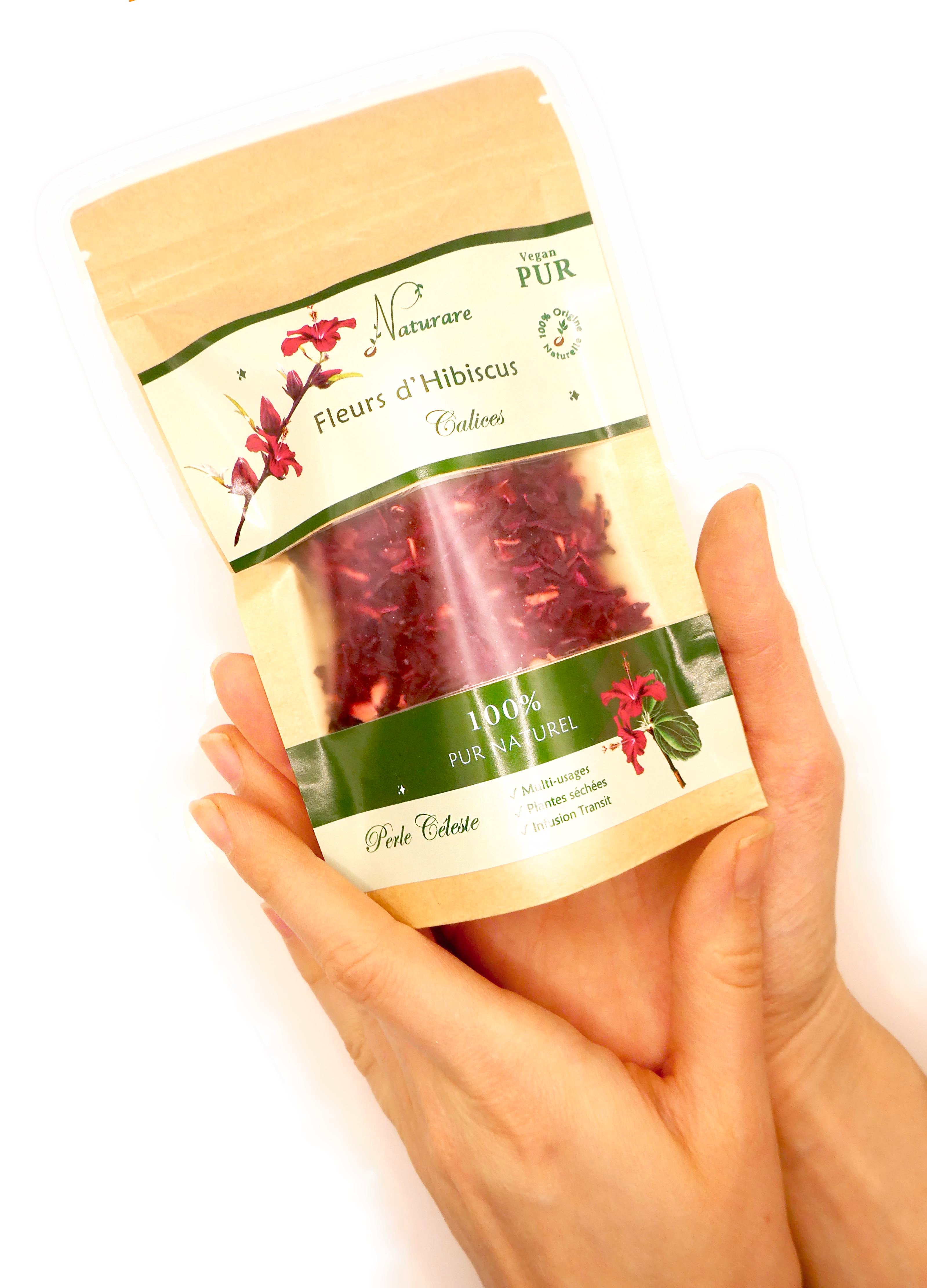 Image of CELESTIAL PEARL - Hibiscus Flowers - Herbal Infusion-3