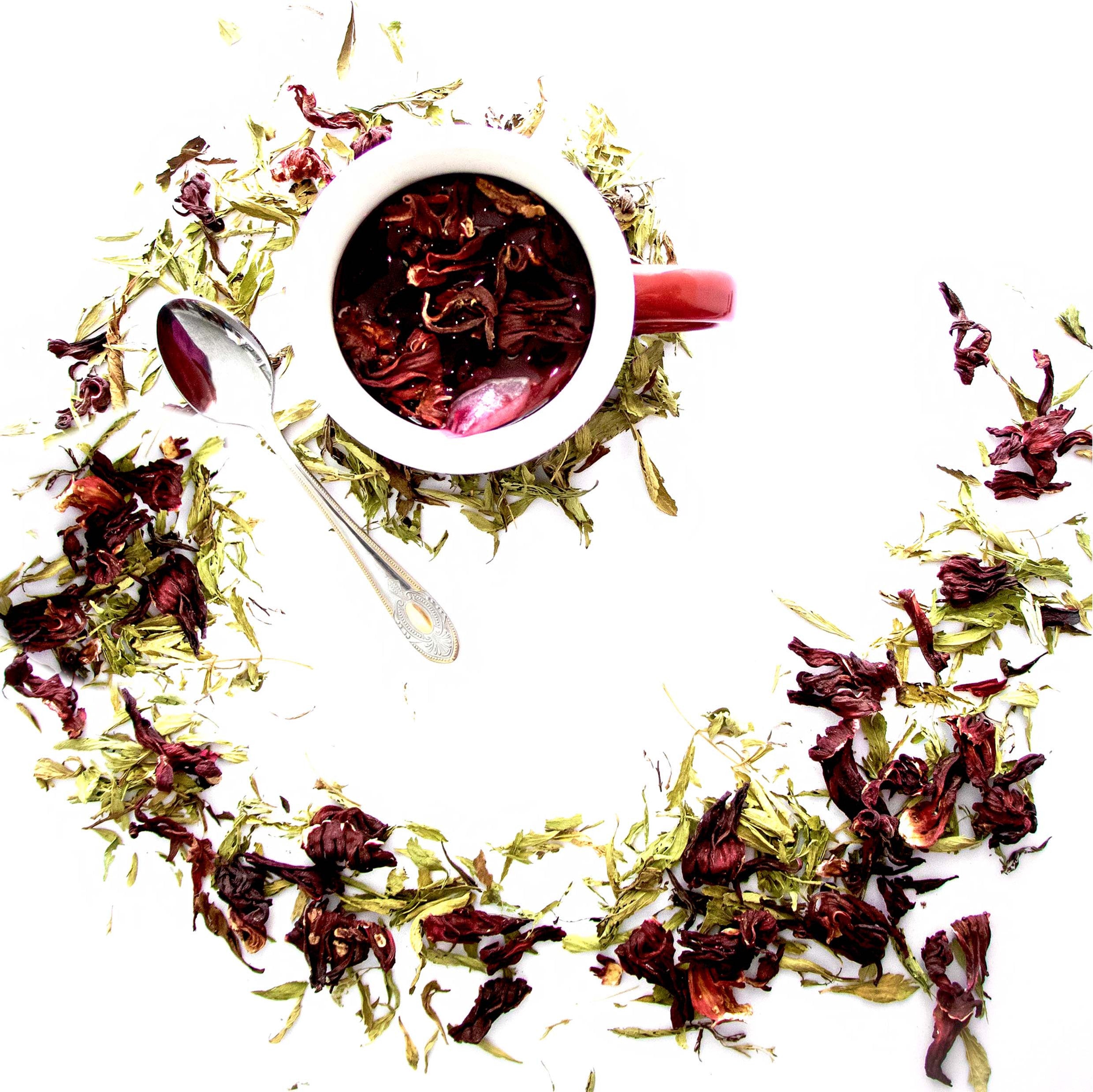 Image of CELESTIAL PEARL - Hibiscus Flowers - Herbal Infusion-2