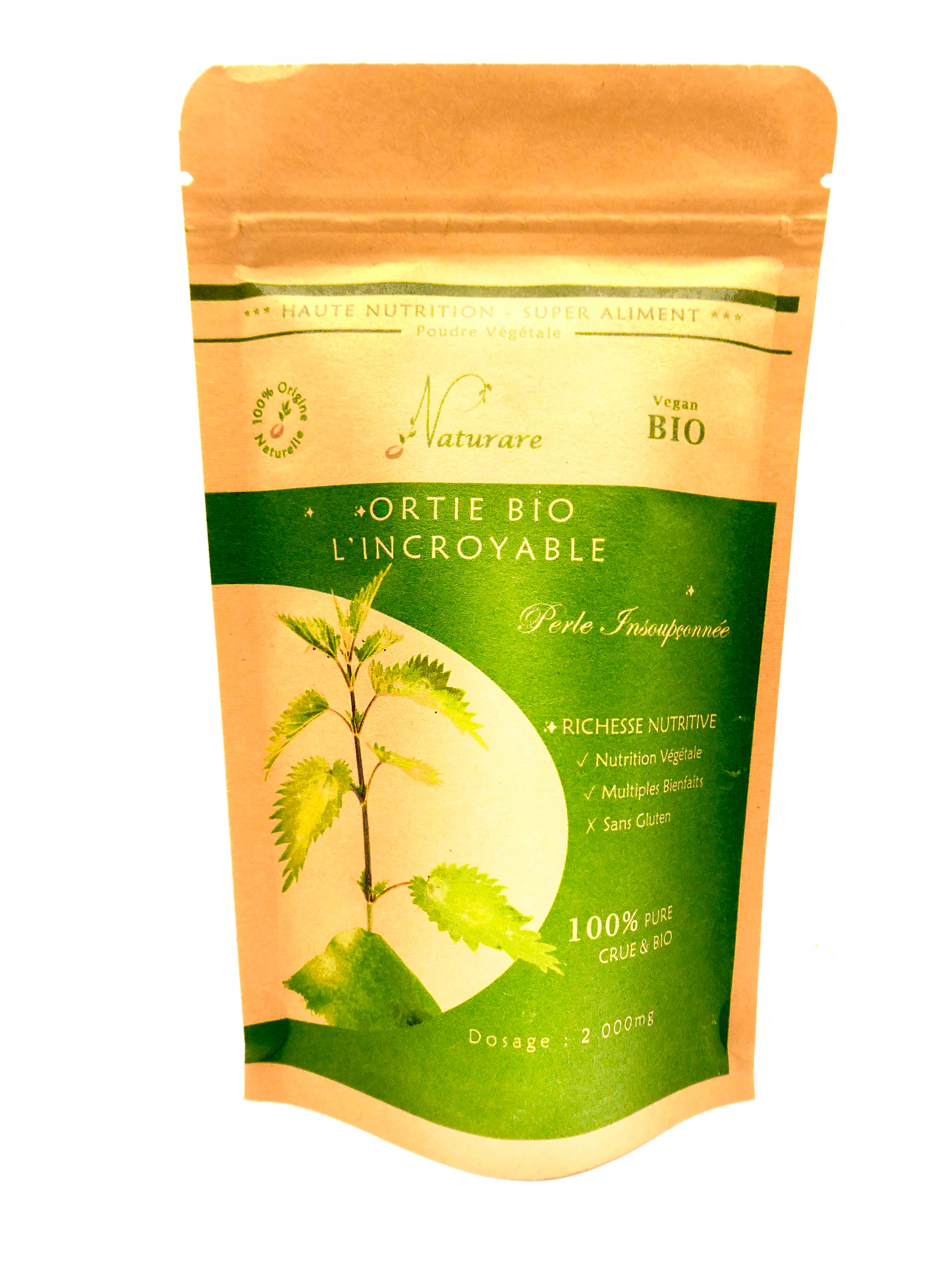 Image of PRO - THE INCREDIBLE ORGANIC NETTLE 2000mg - Food Supplement-0