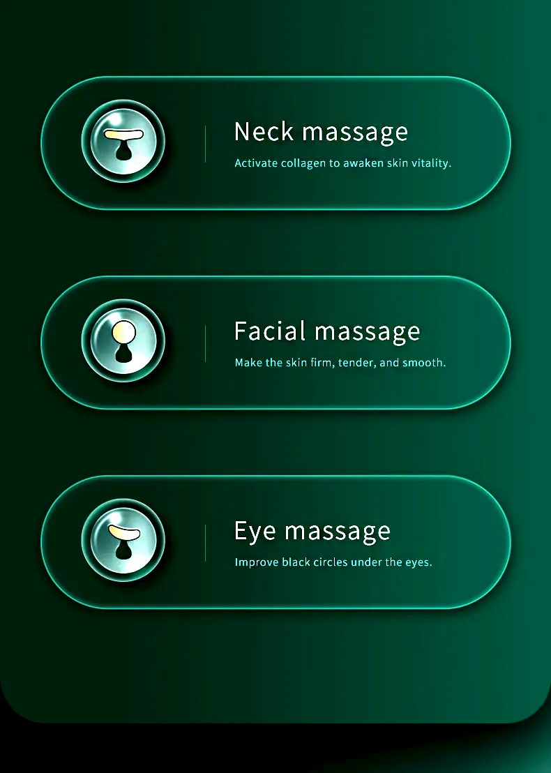 Image of DELPHY - Triple Head Facial Massager - High Vibration Lifting-6