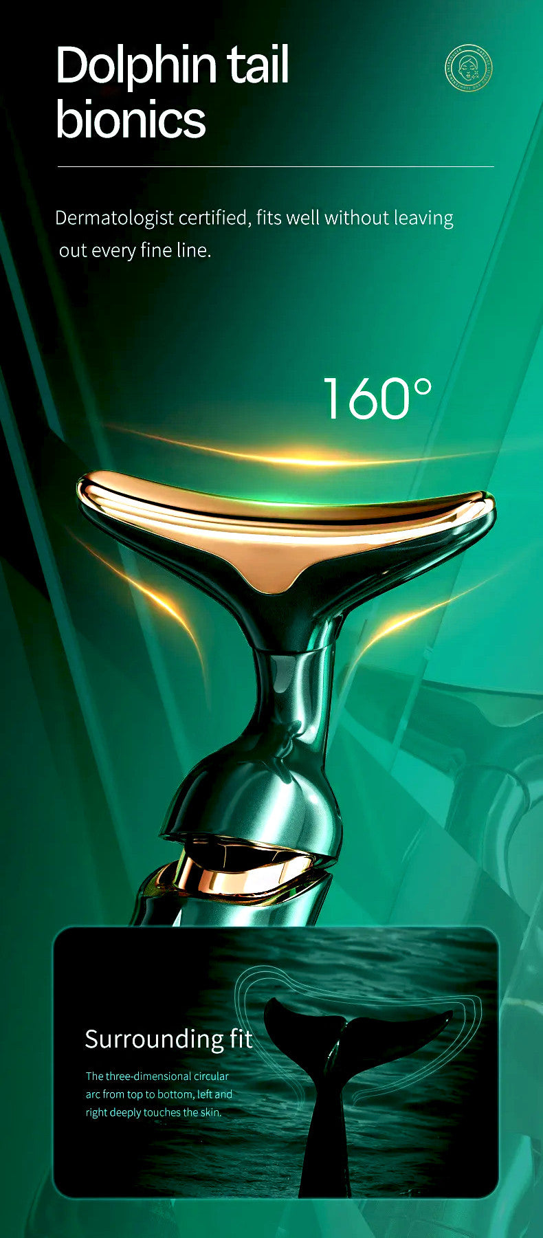 Image of DELPHY - Triple Head Facial Massager - High Vibration Lifting-7