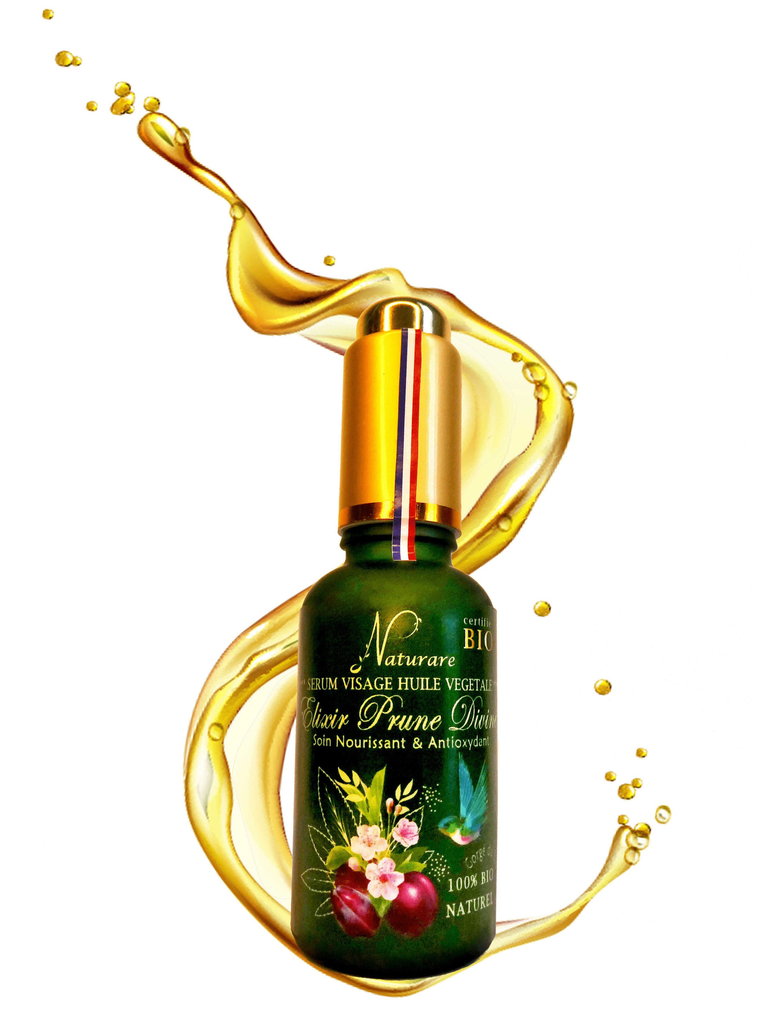 Image of DROP - ORGANIC DIVINE PLUM ELIXIR - Vegetable Oil Serum, Food Supplement-0