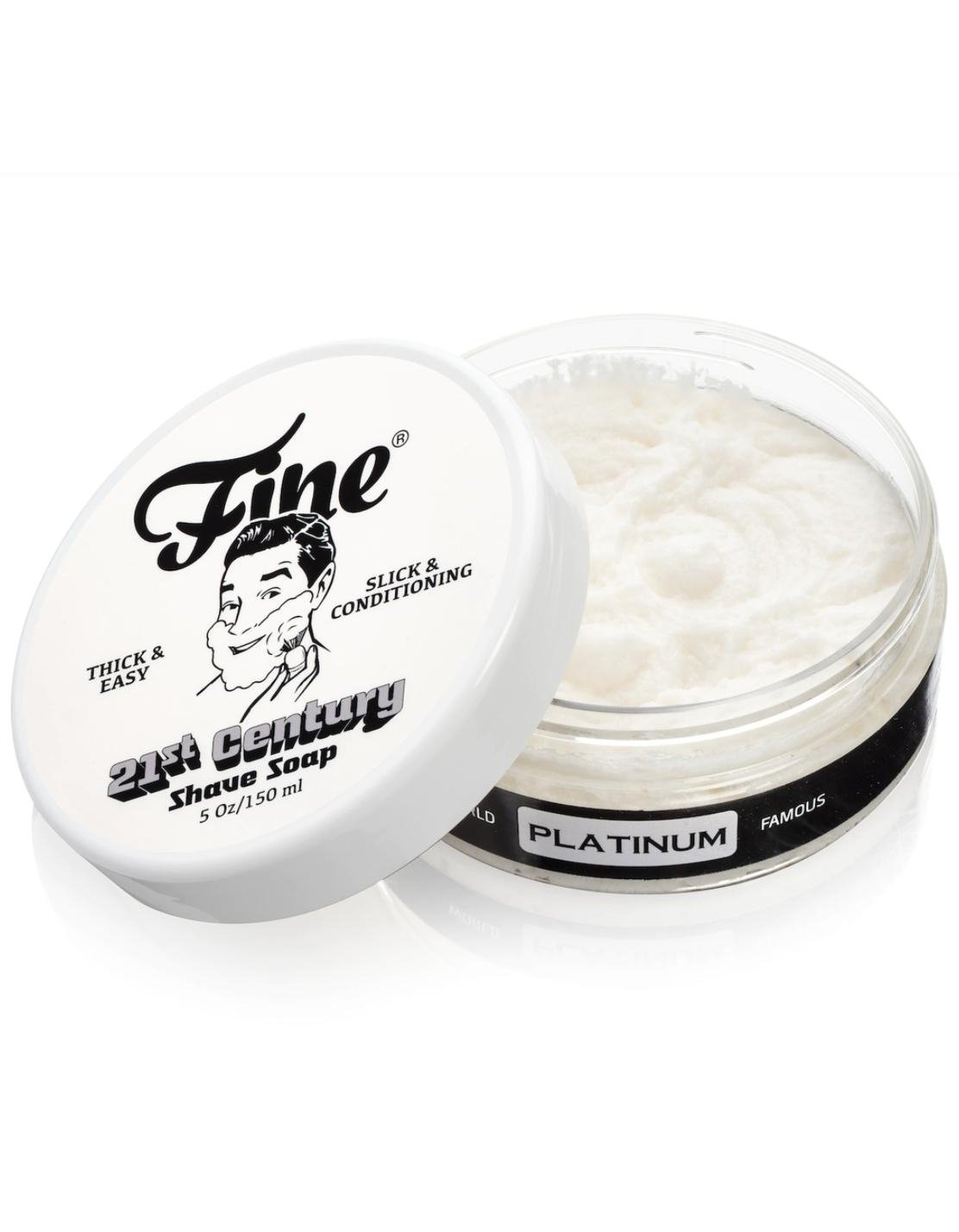 Image of Fine® Platinum Shave Soap 5oz / 150ml-1