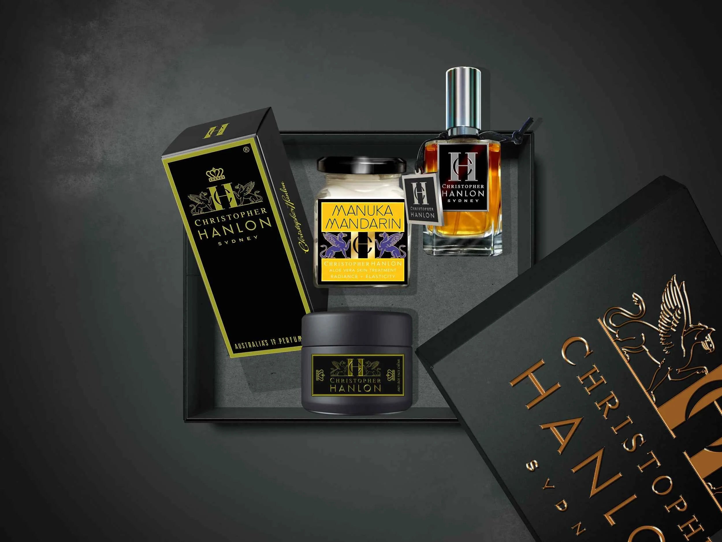 Image of MEN ANTI ÂGE SKINCARE + PARFUM | CHRISTOPHER HANLON Herren Anti-Aging Hautpflege für normale und ölige Haut