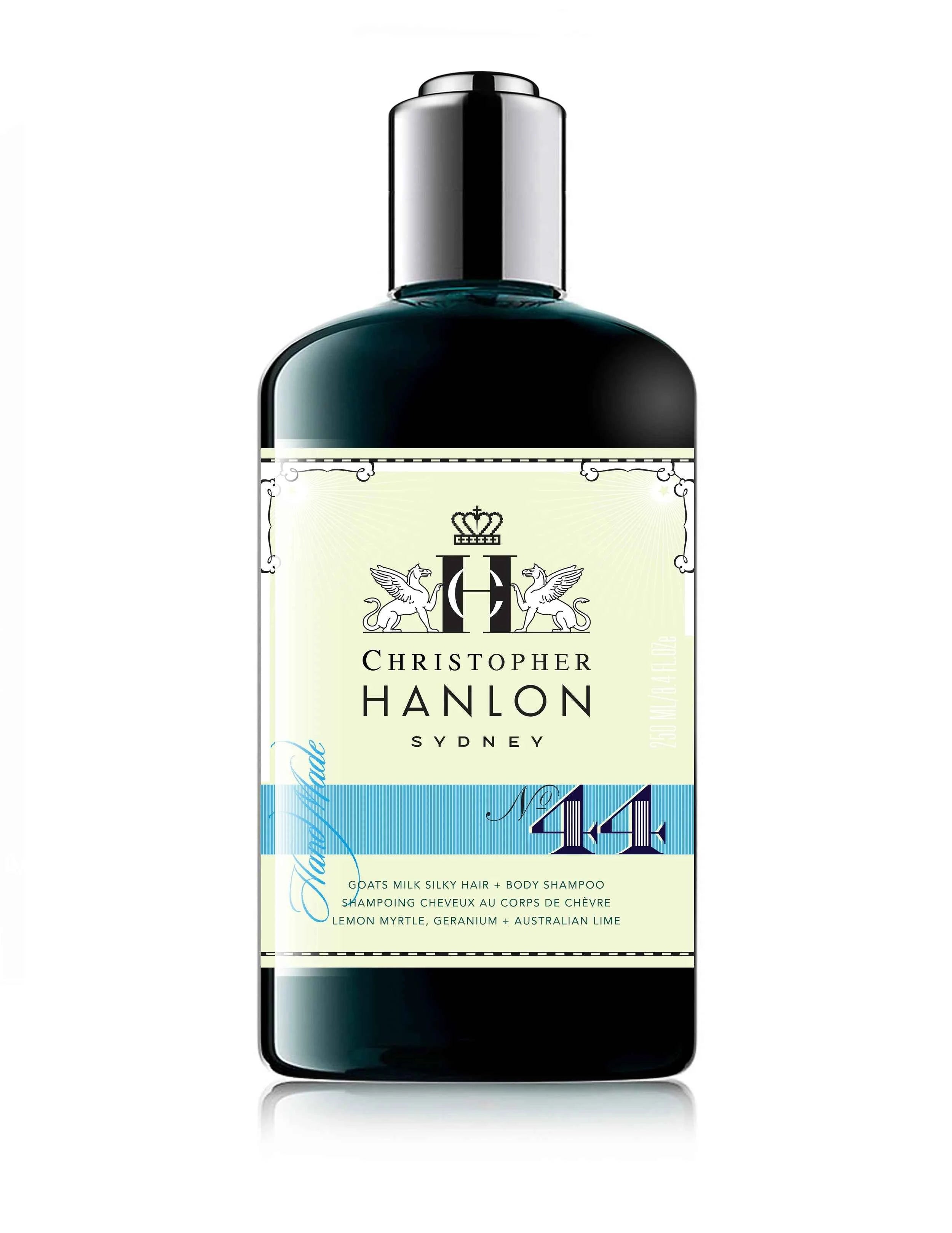 Image of CHRISTOPHER HANLON GOAT MILK, LEMON MYRTLE + LIME | HAIR + BODY LUXURY SHAMPOO