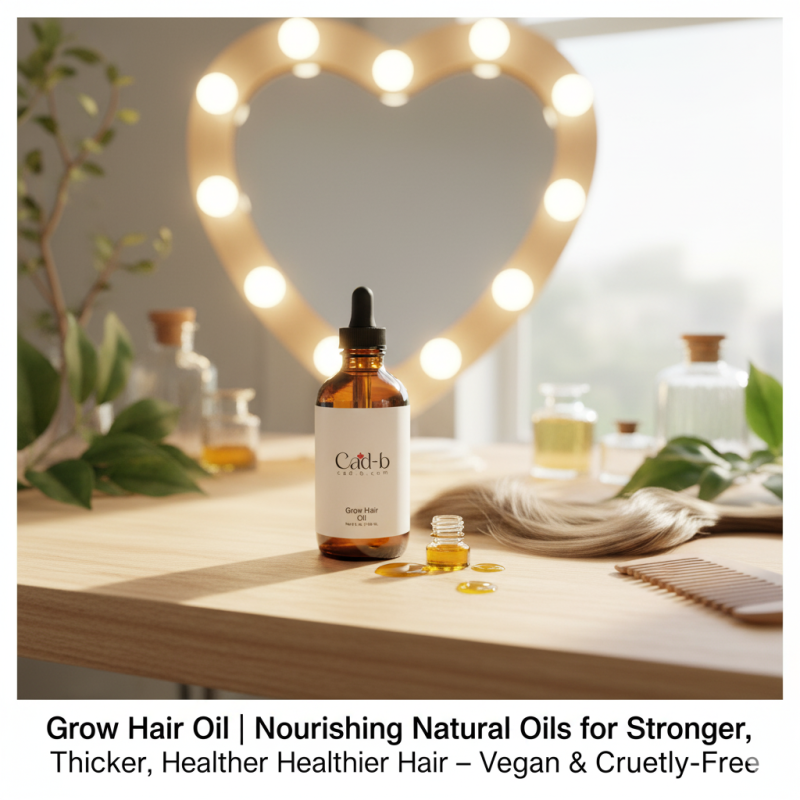 Image of Grow Hair Oil - GROL | Nourishing Natural Oils for Stronger, Thicker, Healthier Hair – Vegan & Cruelty-Free