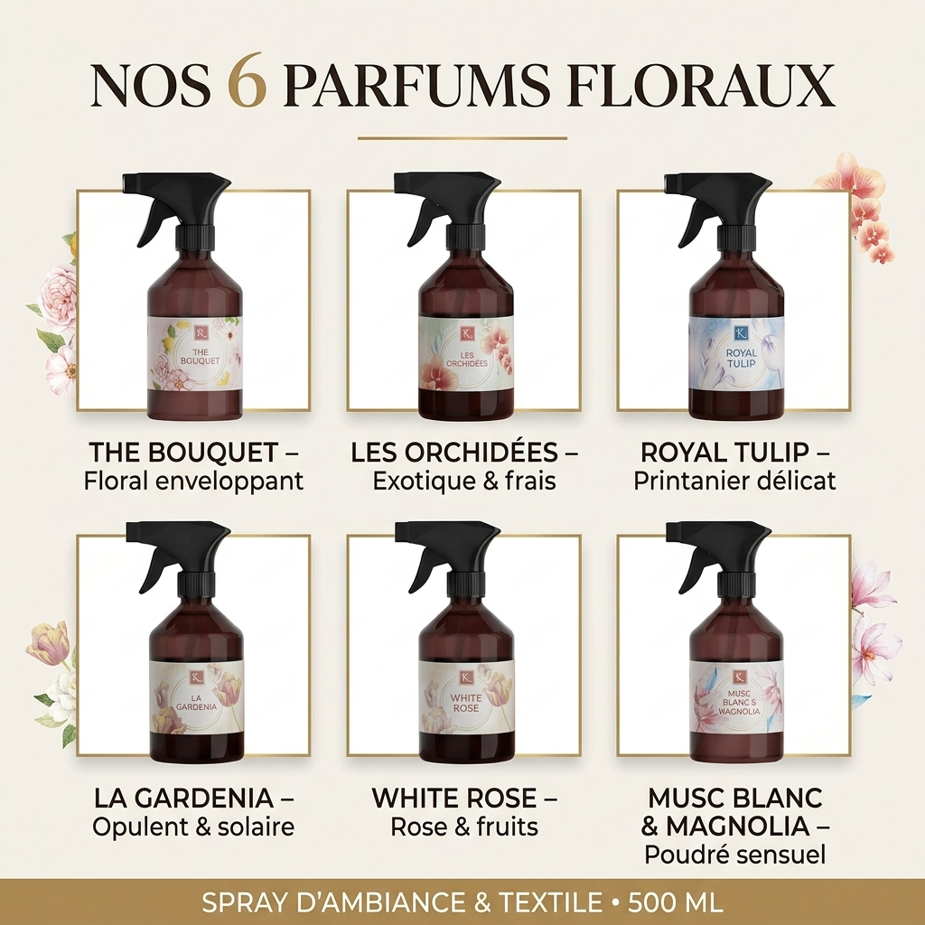 Image of Collection Florale – Spray d'Intérieur 500ml-2