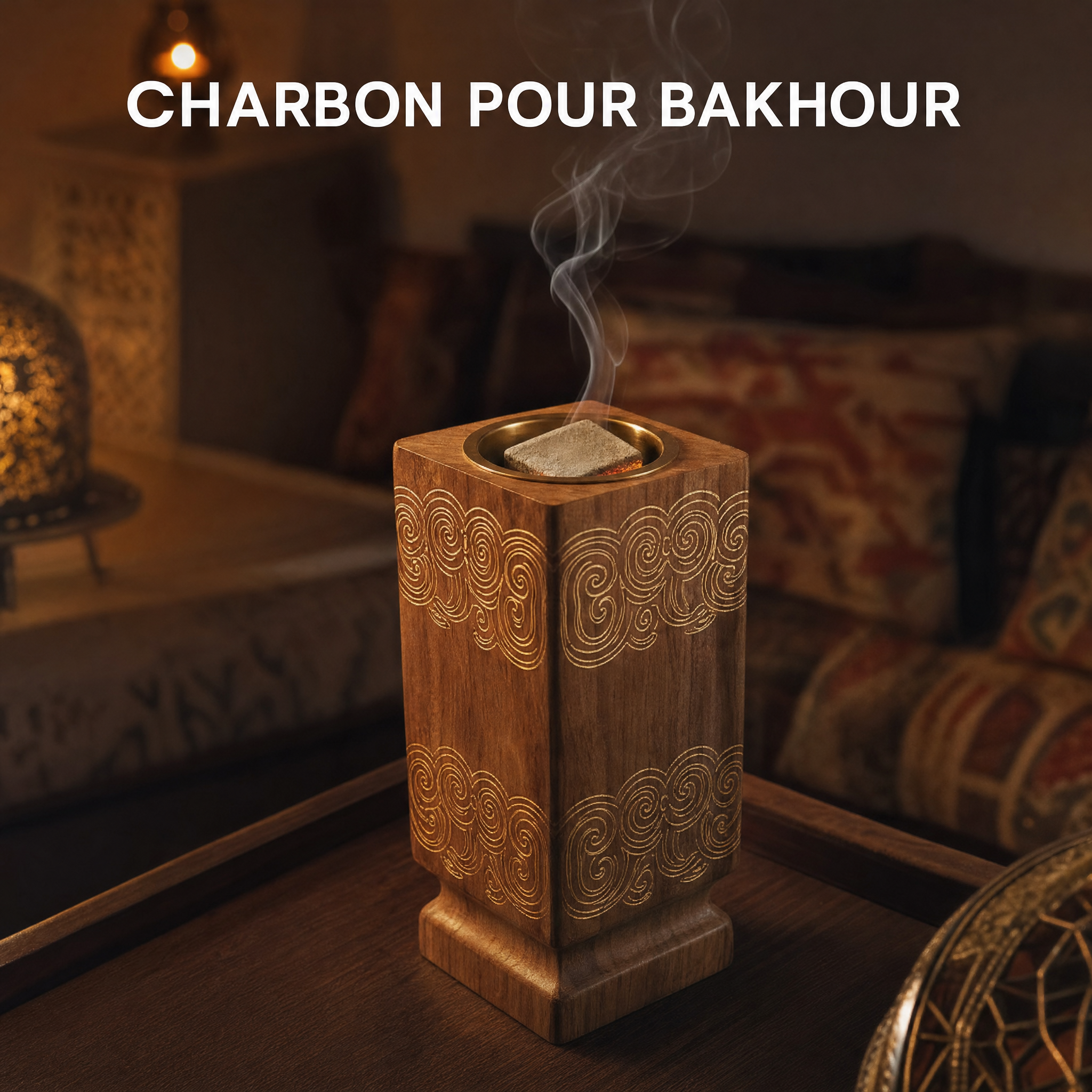 Image of Charbon pour Bakhour — 60 Pastilles à Allumage Rapide, Sans Fumée-2