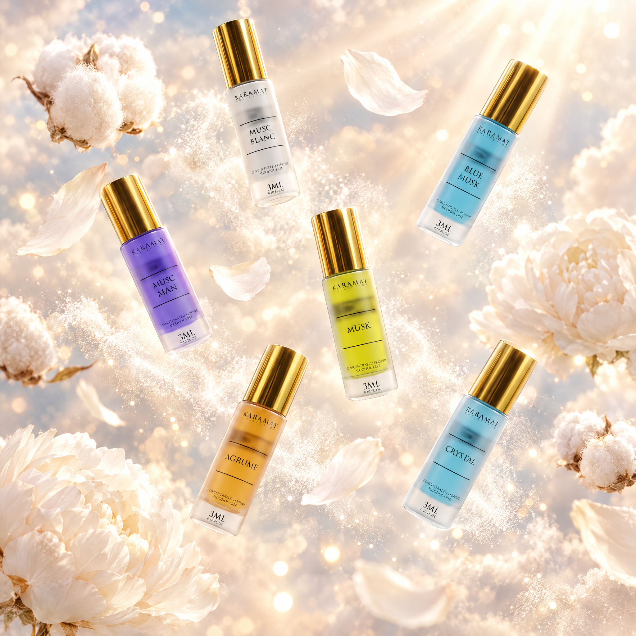 Image of Boîte Découverte Parfums Sans Alcool 3 ml – par Famille Olfactive-0