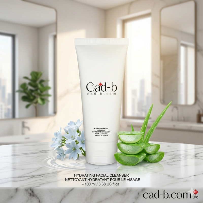 Image of Hydrating Facial Cleanser - Gentle Moisturizing Face Wash with Aloe Extract for Soft, Healthy Skin | CAD B | HFC