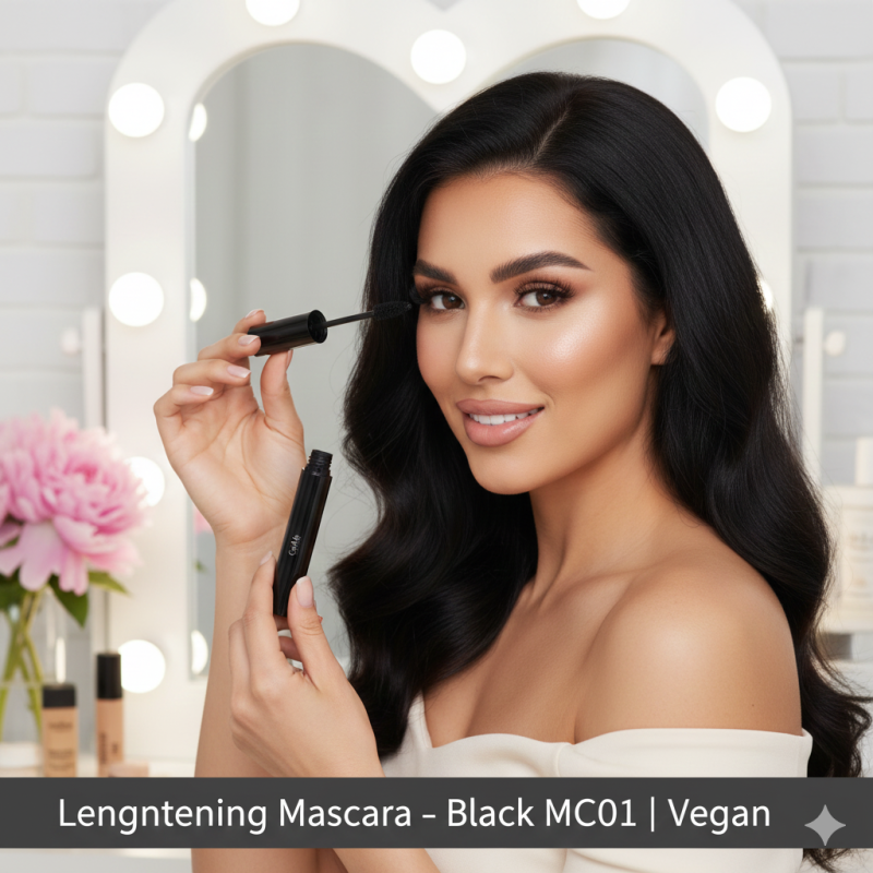 Image of Lengthening Mascara - Black MC01 | Vegan