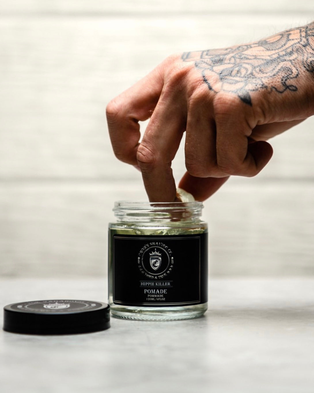 Image of CSC-094891 Crown Shaving Hippie Killer Styling Pomade 4oz-1