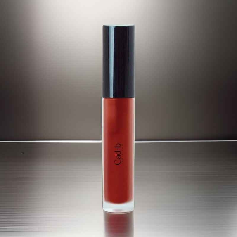 Image of Lip Gloss Brick - Hydrating Sheer Brick Red Lip Gloss with High Shine & Shimmer Finish - Vegan, Paraben-Free | CAD B | LG18