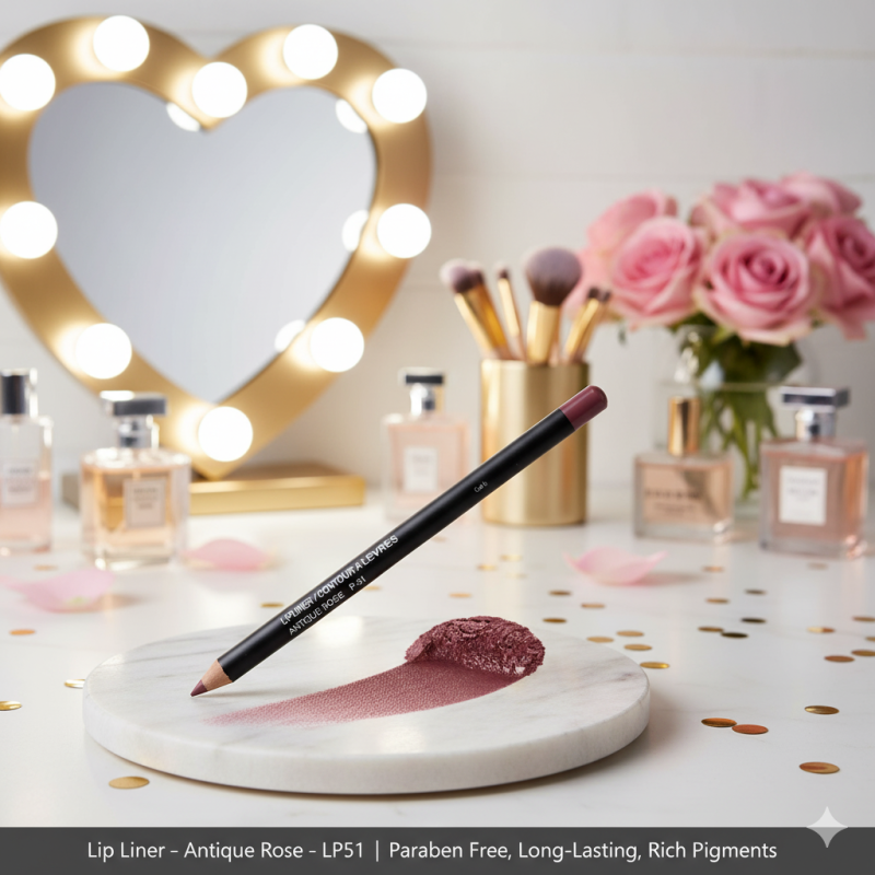 Image of Lip Liner – Antique Rose – LP51 | Paraben Free, Long-Lasting, Rich Pigments