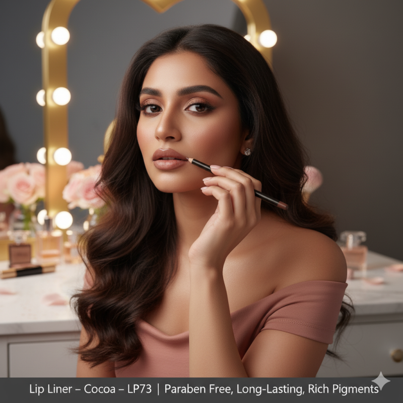 Image of Lip Liner – Cocoa – LP73 | Paraben Free, Long-Lasting, Rich Pigments